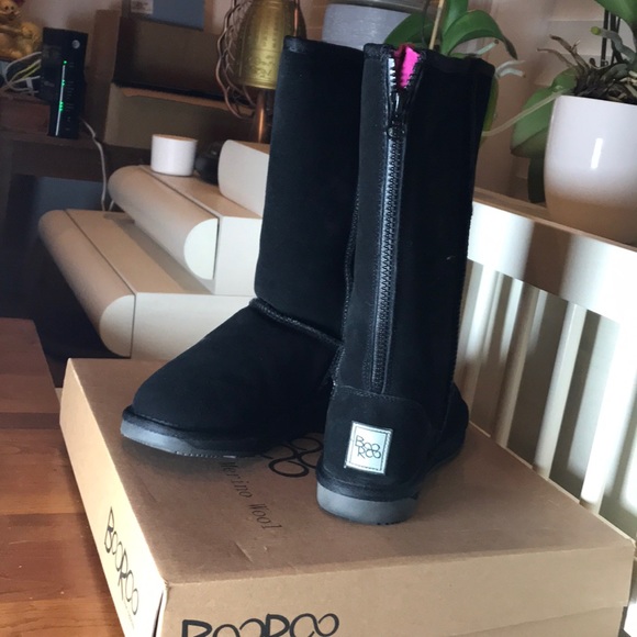 BOOROO BLACK WINTER BOOTS - Picture 3 of 5